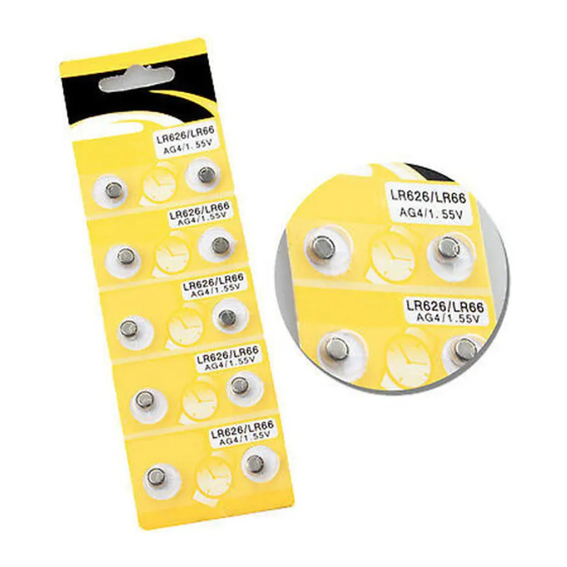 Saat Pili - Düğme Pil 10lu Paket LR626-LR66 AG4-1.55V