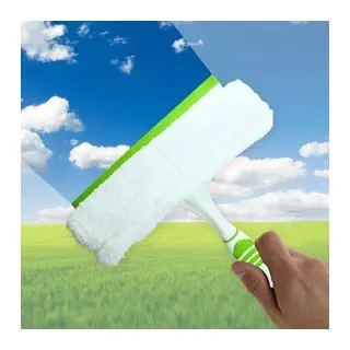 Çekçekli Mikrofiber Cam Silme Mopu