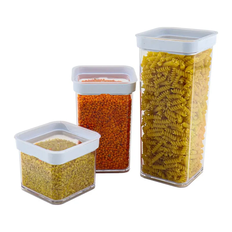 Vakumlu Kare Saklama Kabı - 1 litre