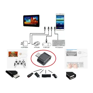 Usb to Micro USB ye Dönüştürücü - Klye Mouse Jtick Telefona Bağlama