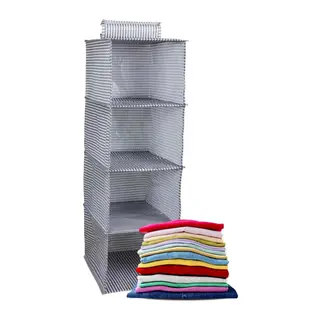 4 Gözlü Dolap Organizer Zebra Model