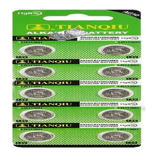 Buton Pil - Saat Lazer Hesap Makinesi Pili 10lu Paket AG10 - LR1130H - 389A -1.55V