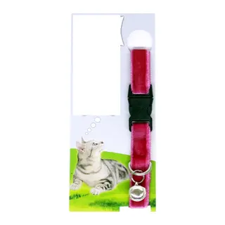 Kadife Dokulu Ayarlanabilir Çıngıraklı Kedi Tasması
