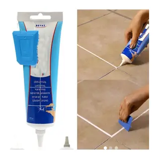 Beyaz Derz Dousu - Labo Küvet Fayans Derzi mi 380gr Spatula li