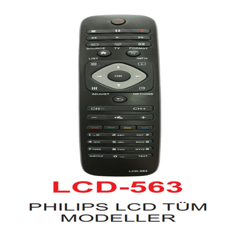 LCD Tüm Modellere Uygun Kumanda LCD-563