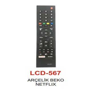 Arçelik - 3D Smart Netflix Tv Kumandası - LCD 567