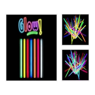 Glow Stick 20cm Fosforlu Kırılan Çubuk (10 Adet)