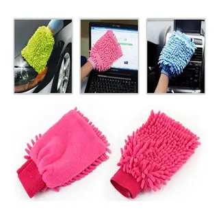 Mikrofiber Temizlik Eldiveni - Araç Yı Eldiveni Oto Yı Temizleme Cila Eldiveni