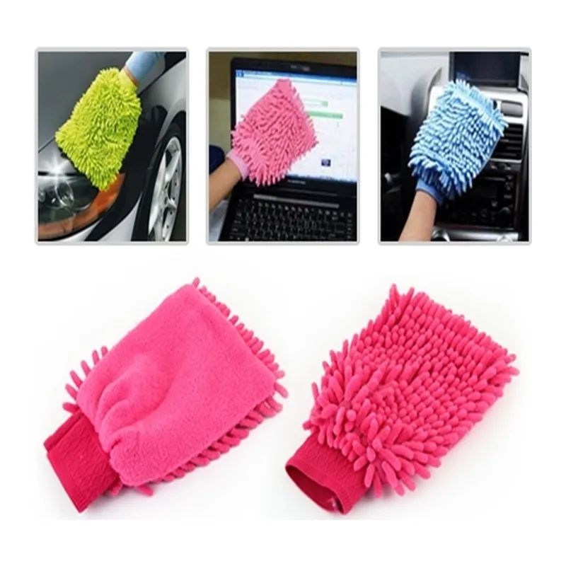 Mikrofiber Temizlik Eldiveni - Araç Yı Eldiveni Oto Yı Temizleme Cila Eldiveni