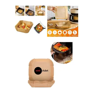 Airfreyer Fritöz Kağıdı Kare XL / XXL 100LÜ