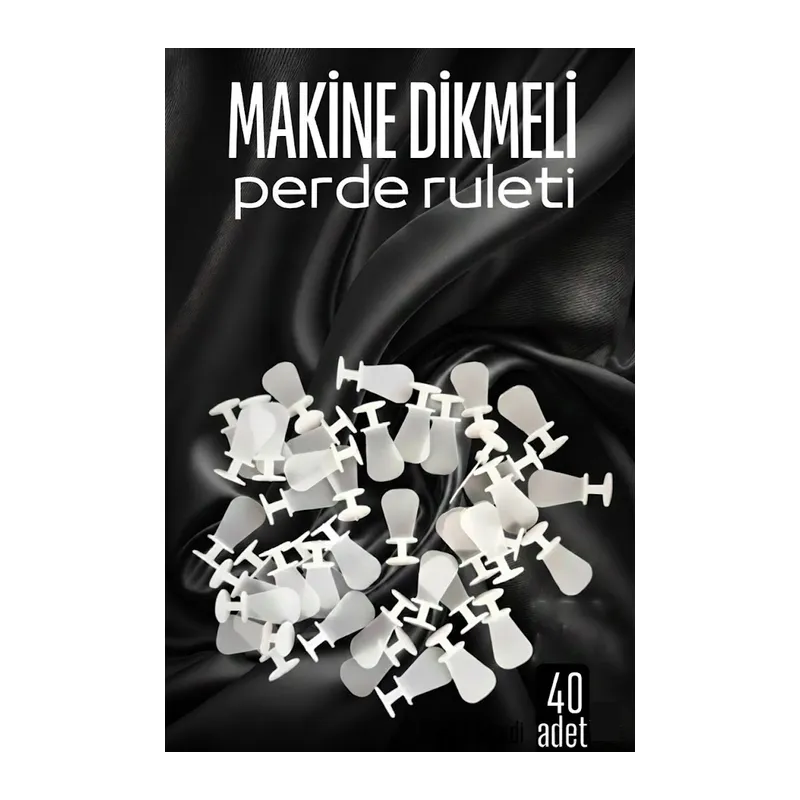 Makine Dikmeli Perde Düğmesi Perde Ruleti Perde Düğmesi 40 Adet