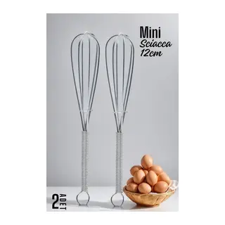 Scca Mini Çırpıcı Çelik 2 adet