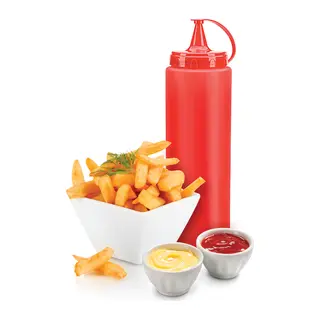 Ketçap Şişesi - 1000ML Dev Boy Kırmızı