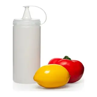 Şeffaf Sos Şişesi - 1000ML Dev Boy