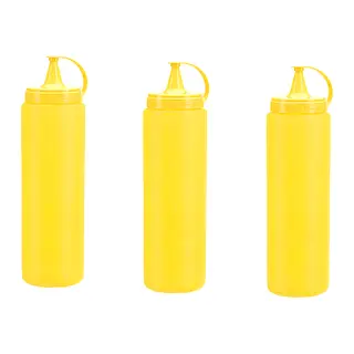 Mayonez Sos Şişesi - 1000ML Dev Boy Sarı 3 Adet