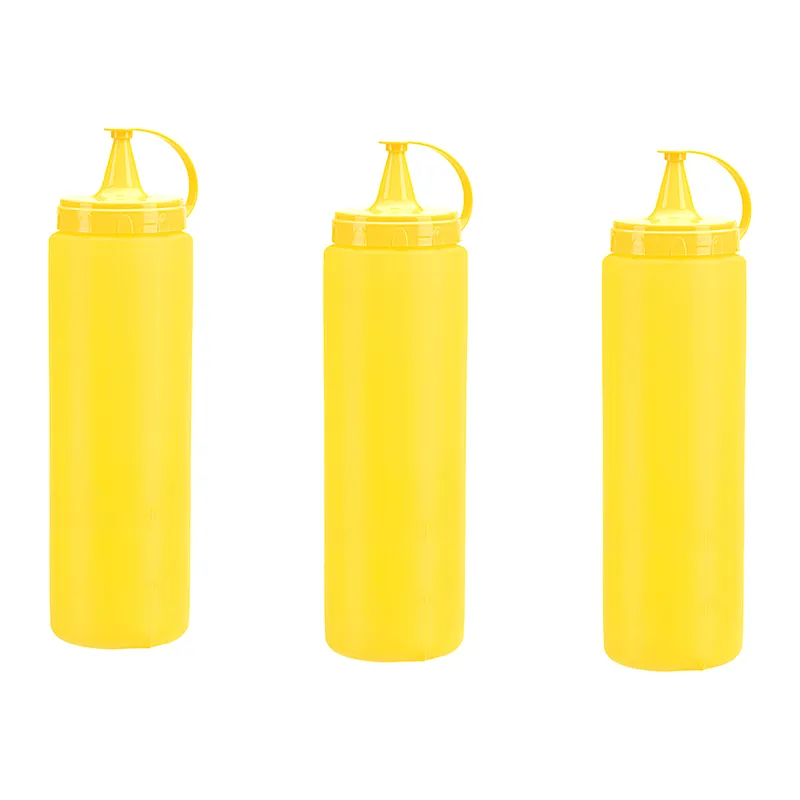 Mayonez Sos Şişesi - 1000ML Dev Boy Sarı 3 Adet