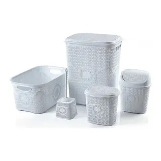 Çeyiz Seti Rattan 5 Parça Örü Çeyiz Seti