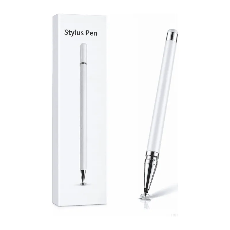 A3 Uyumlu Dokunmatik Stylus m Disk Uçlu Hassas Beyaz Tablet Telefon Çizim mi