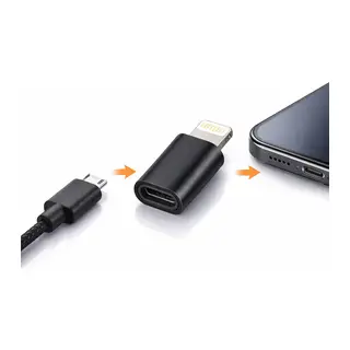 infinix Hot 12 Uyumlu Android Micro USB Şarj Kablosunu Lightning e Çevirici