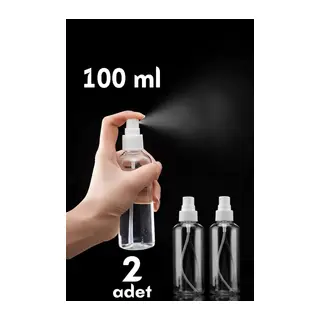 Püskürtücü Boş Sprey Şişe 100 Ml 2 ADET