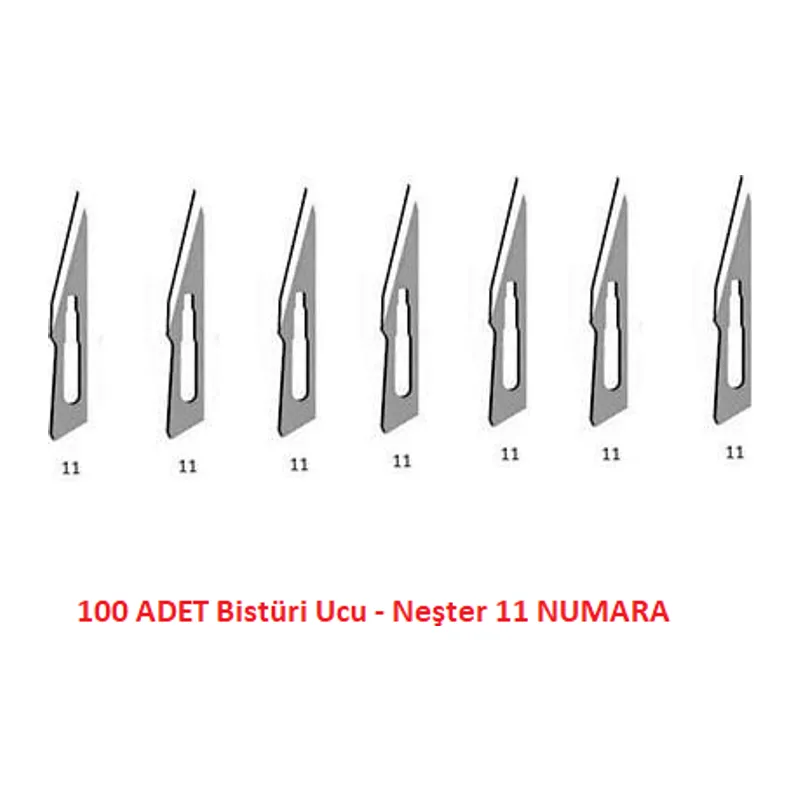 Ucu No 11 - Neşter - 100 Adet