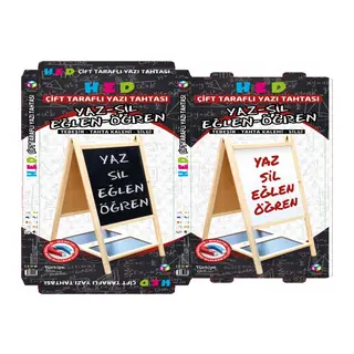 Yazı Tahtası Çift Taraflı Ayaklı Mıknatıslı Yazı Tahtası Seti 110 x 60