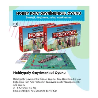 Hobby Poly Gayrimenkul Emlak Ticareti Oyunu