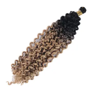 Afro Daası / Siyah Karamel Ombreli