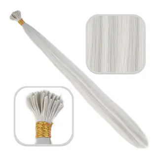 Fiber Sen Boncuk Kklık Renkli / Açık Gri / 100 Adet