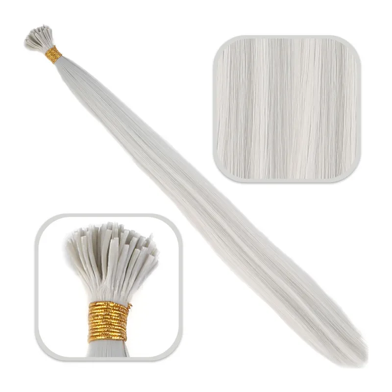 Fiber Sen Boncuk Kklık Renkli / Açık Gri / 100 Adet