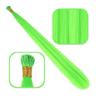 Fiber Sen Boncuk Kklık Renkli / Neon Yeşil / 100 Adet