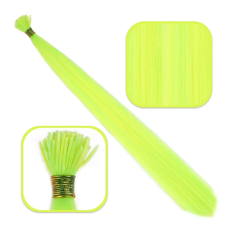 Fiber Sen Boncuk Kklık Renkli / Neon Sarı / 100 Adet