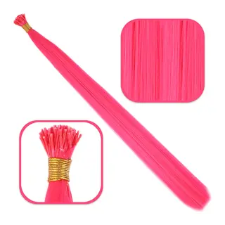 Fiber Sen Boncuk Kklık Renkli / Koyu Pembe / 100 Adet