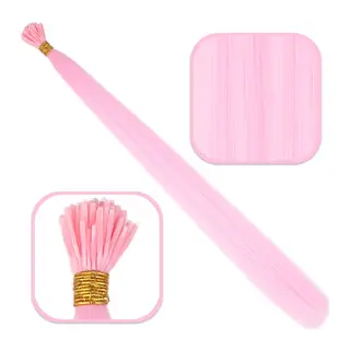 Fiber Sen Boncuk Kklık Renkli / Şeker Pembe / 100 Adet