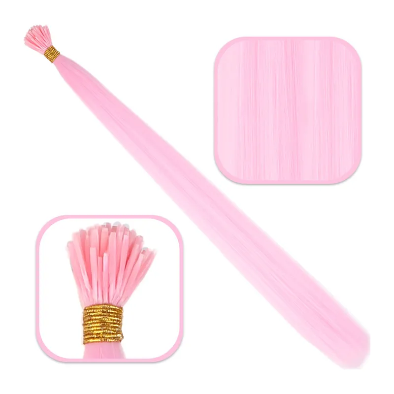 Fiber Sen Boncuk Kklık Renkli / Şeker Pembe / 100 Adet