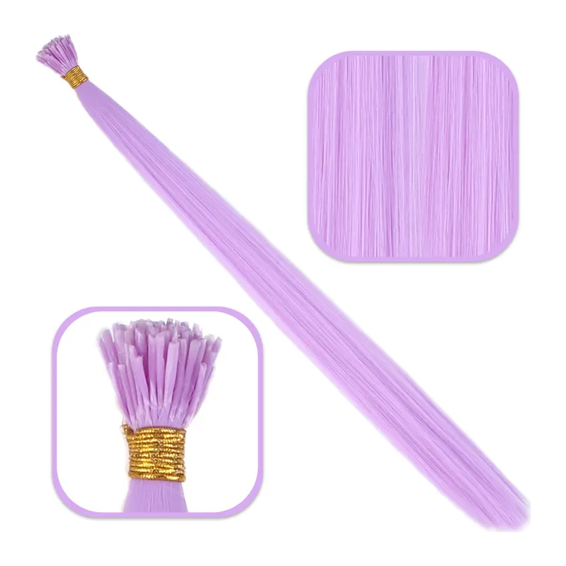 Fiber Sen Boncuk Kklık Renkli / Lila / 100 Adet
