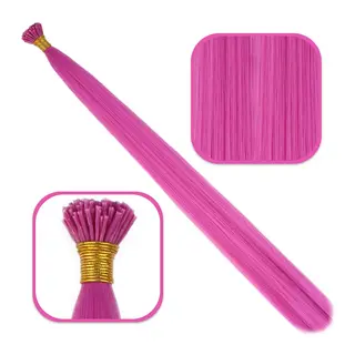 Fiber Sen Boncuk Kklık Renkli / Açık Fuşya / 100 Adet