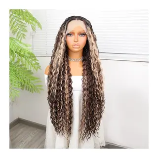 Afro Daa Doğal Ombreli Işıltılı Fiber Sen Tül Peruk