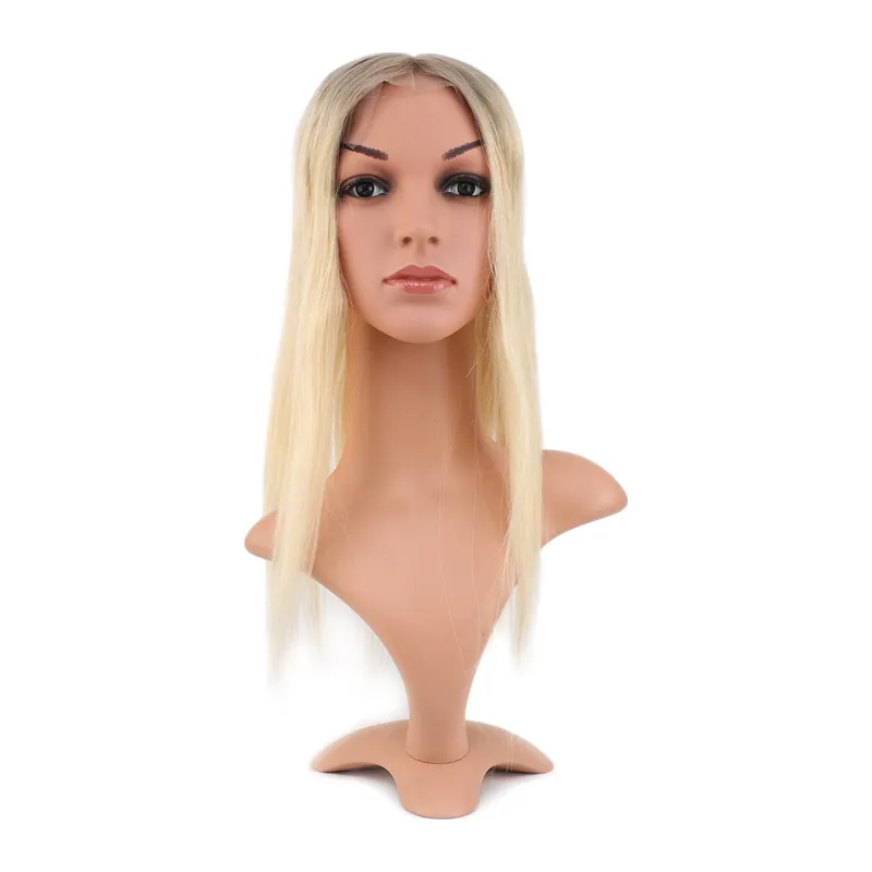 Ön Kısmı Ekstra Tül Rus Kumralı / Platin Ombreli Baby Taban Tepelik / 13x14cm
