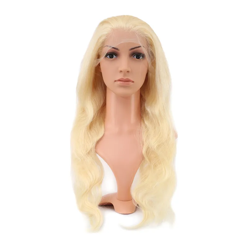 Gerçek Front Lace Daalı Platin Tül Peruk / 65/70cm