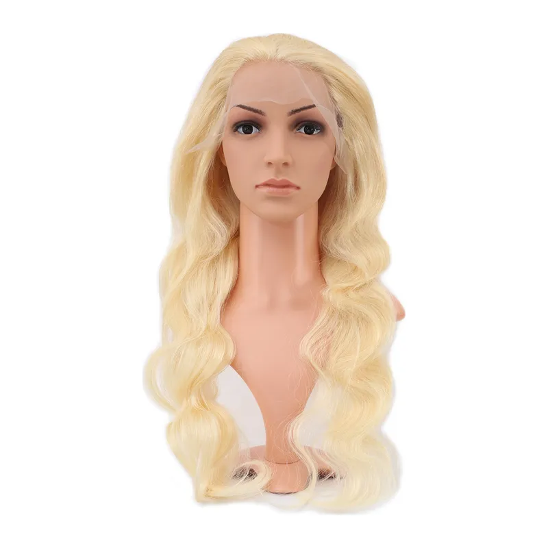 Gerçek Front Lace Daalı Platin Tül Peruk / 70/75cm