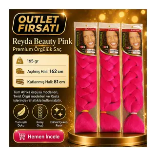 3 Paket / Afrika Örgüsü Ve Rasta İçin Sen PINK