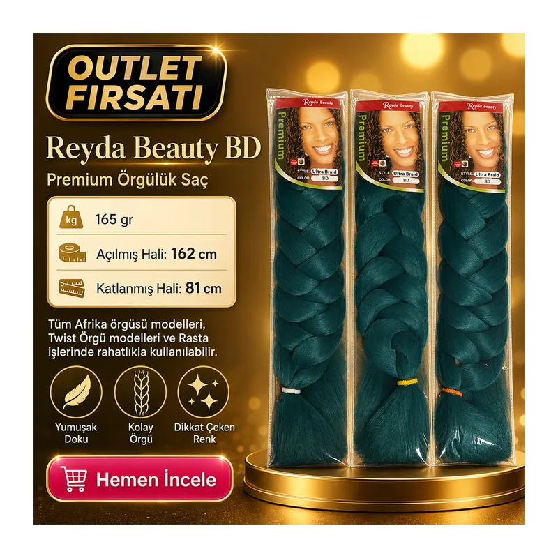 3 Paket / Afrika Örgüsü Ve Rasta İçin Sen BD
