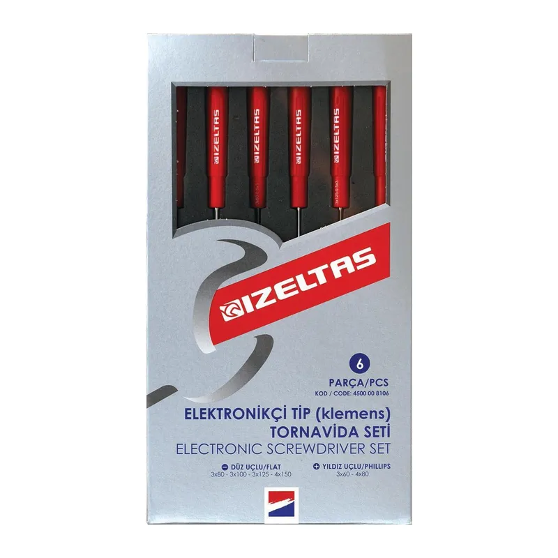 İzeltaş 4500 Elektronikçi TipTornida Seti 6 Parça