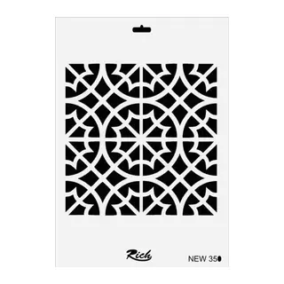 Rich New Seri N-350 Stencil 35x25 cm
