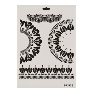Rich Dantel Seri DN-922 Stencil 35x25 cm