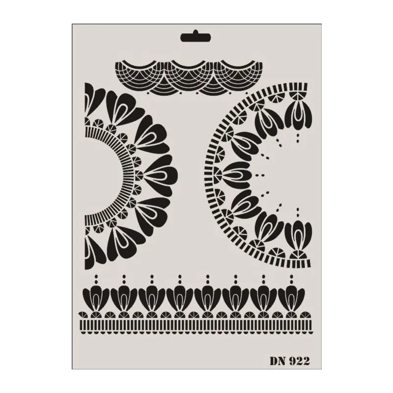 Rich Dantel Seri DN-922 Stencil 35x25 cm