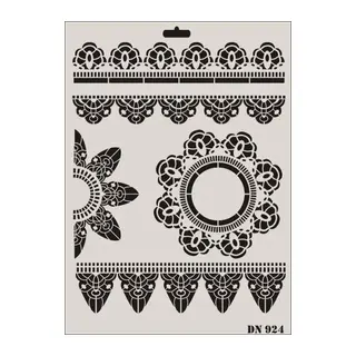 Rich Dantel Seri DN-924 Stencil 35x25 cm