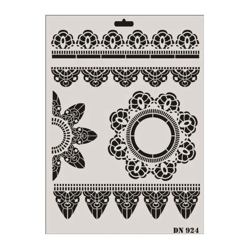 Rich Dantel Seri DN-924 Stencil 35x25 cm