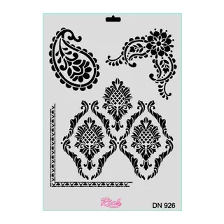 Rich Dantel Seri DN-926 Stencil 35x25 cm